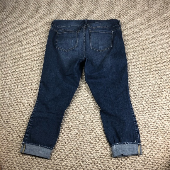 SOLD ❗️Torrid Distressed Jegging Capris Size 14 - Picture 8 of 8